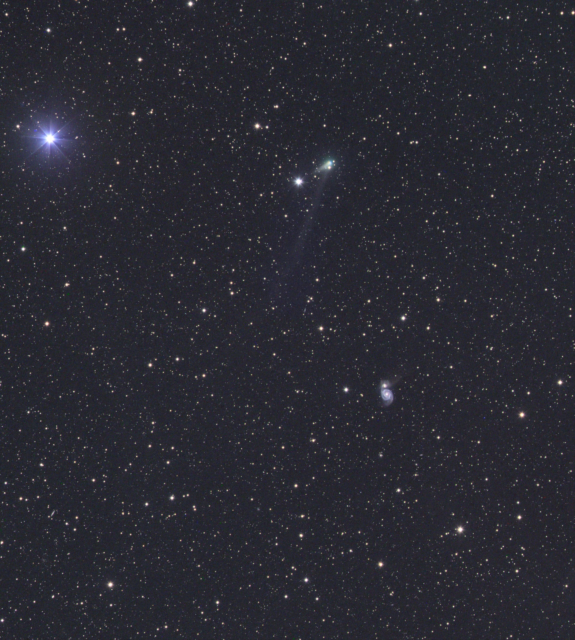 Komet C/2012K1 bei M51
