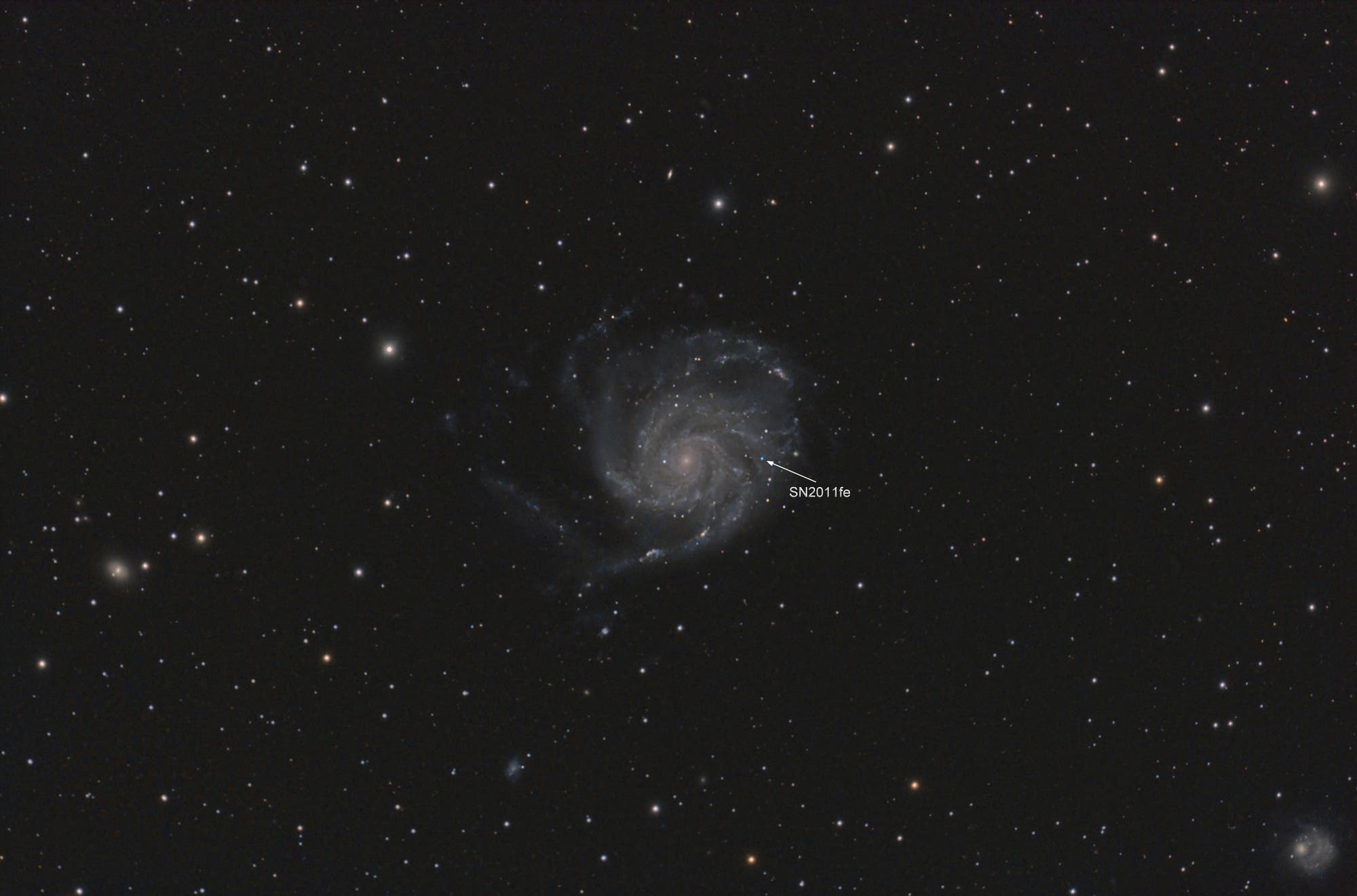 SN 2011fe in Messier 101