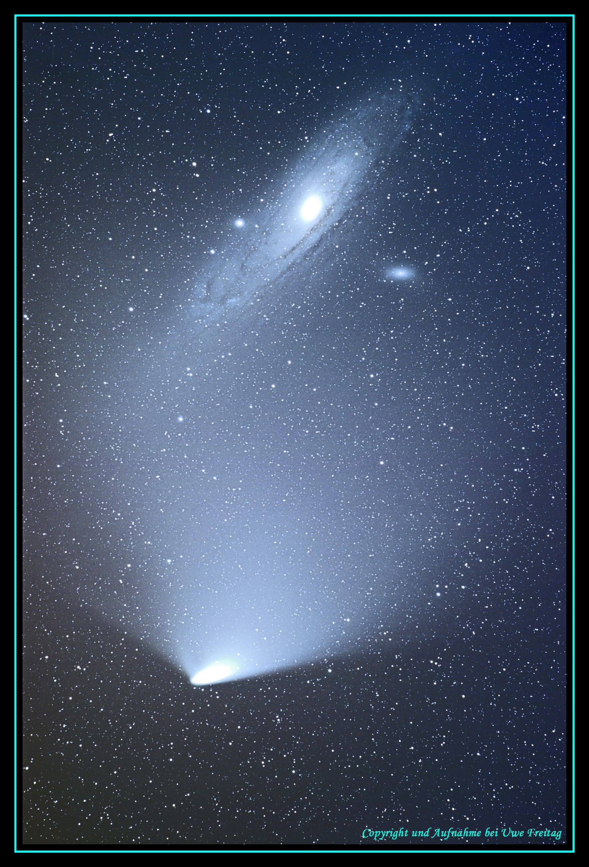 Komet Panstarrs und M31