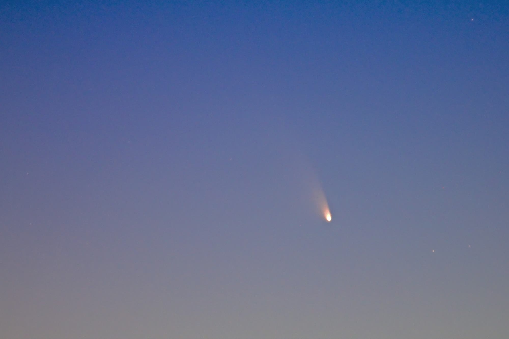 Komet PANSTARRS westlich von Jena