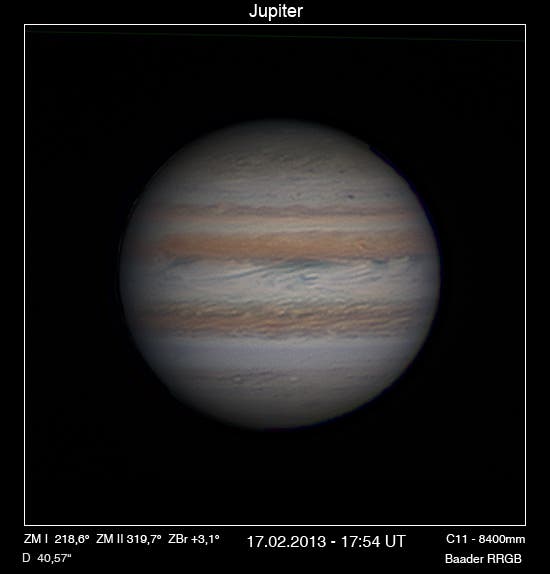 Jupiter am 17.2.2013