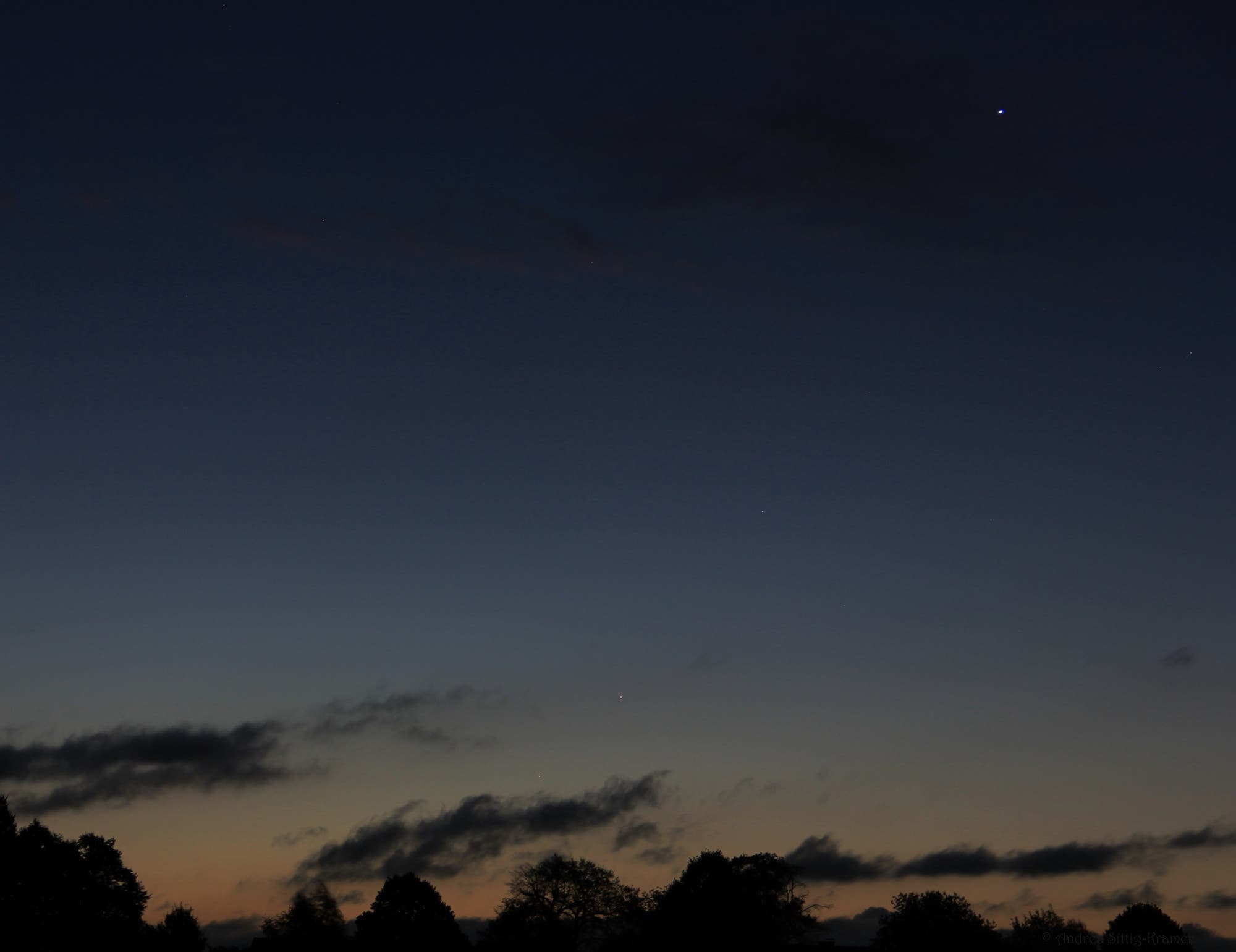 Planetenreigen mit Merkur am Morgen des 14. September 2017  über Uelzen (1)