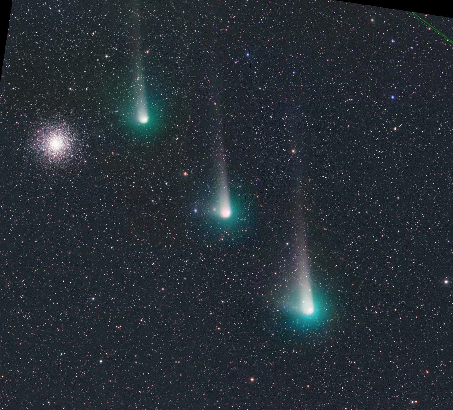 C/2017 K2 Panstarrs nahe dem Kugelsterrnhaufen M10