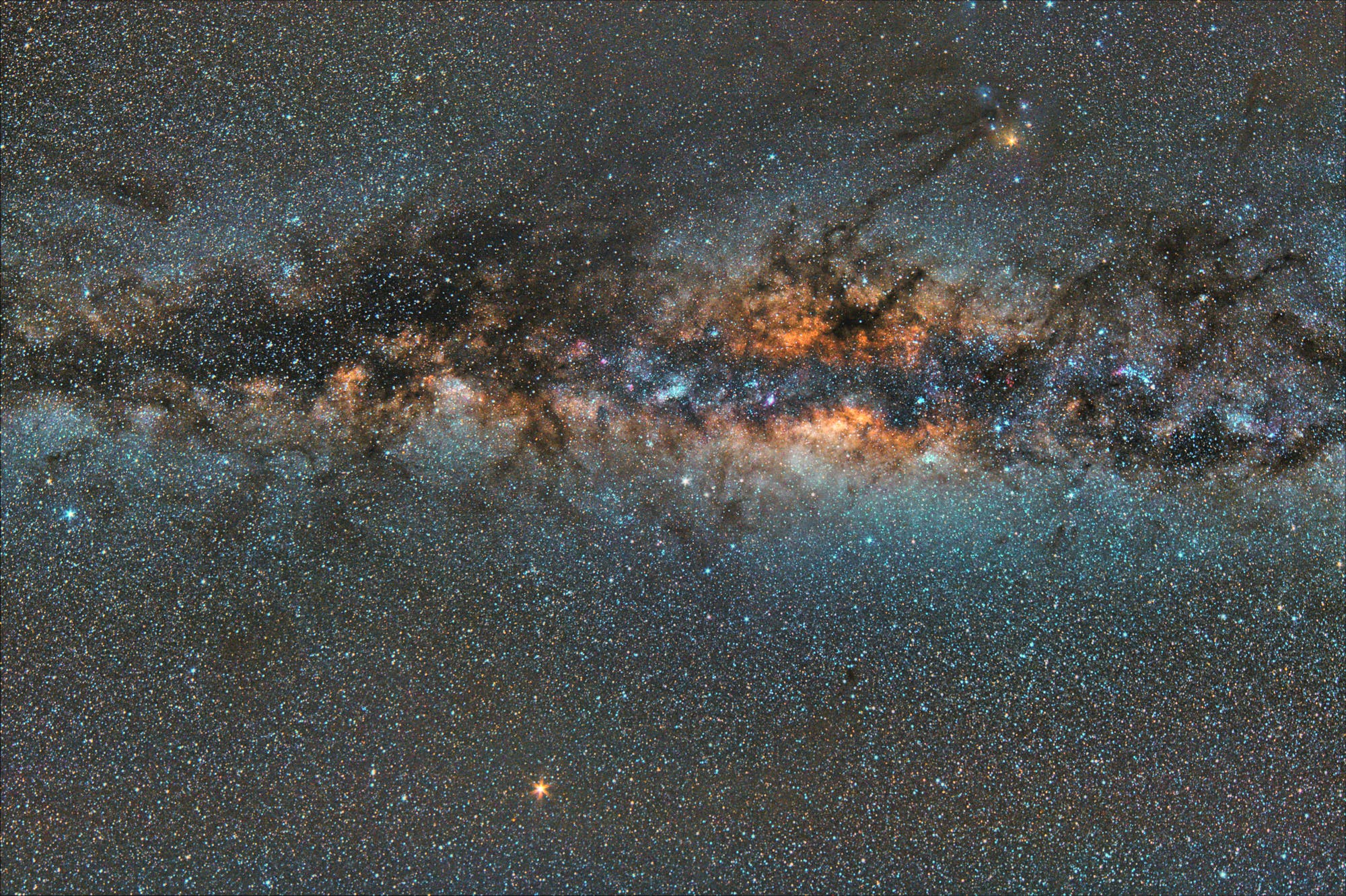 Milchstraße über Namibia 