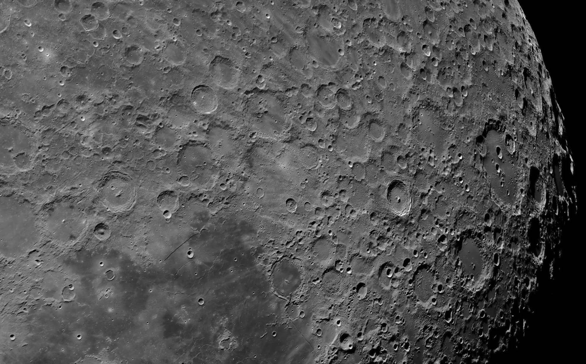 Mond von Clavius bis Ptolomaeus