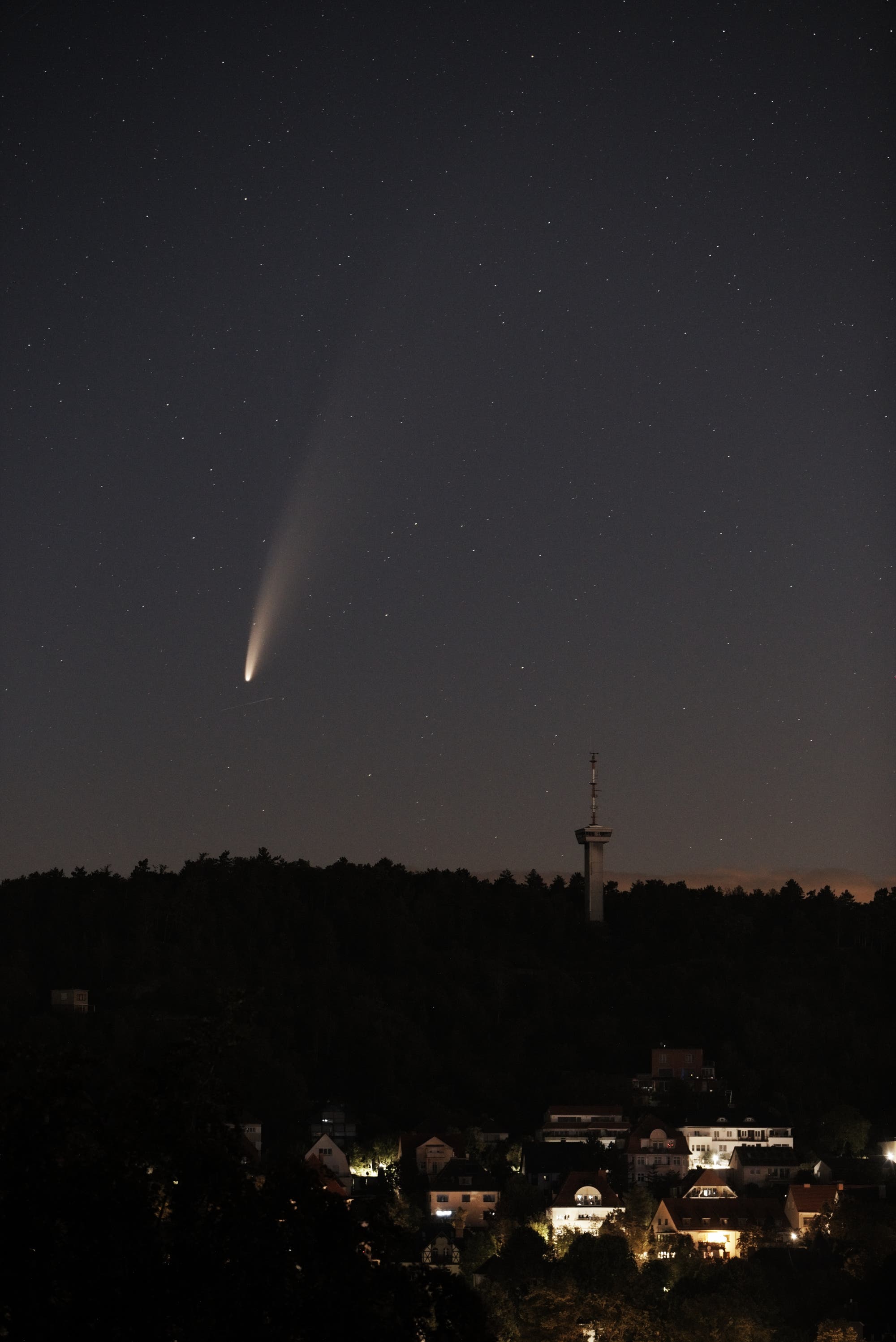 Komet C/2020 F3 Neowise über Jena -2