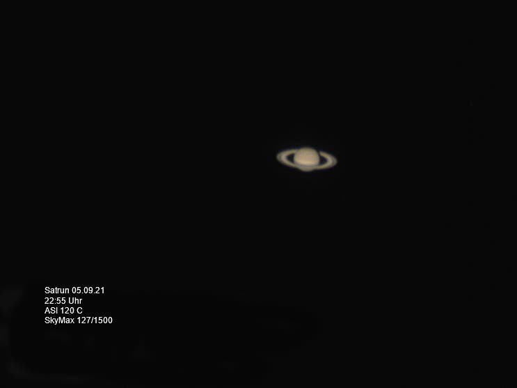 Saturn am 5. September 2021