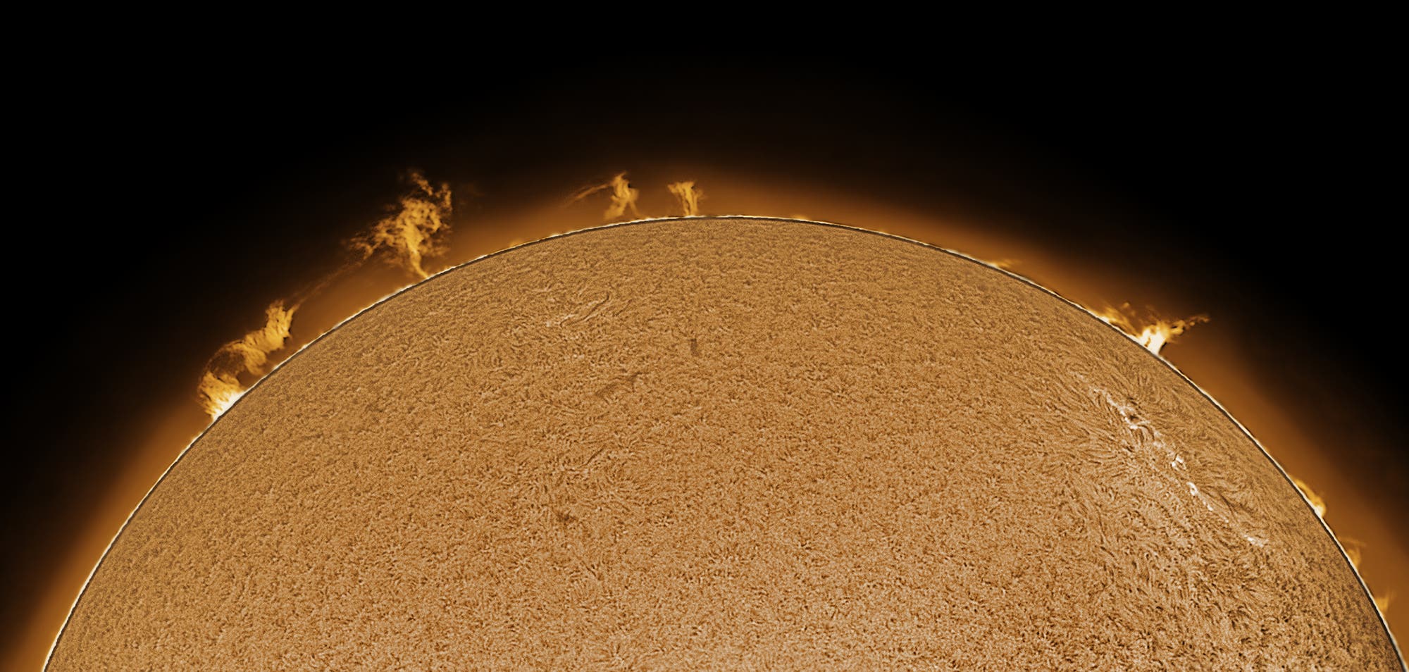 Sonnenprotuberanzen am 1. September 2021
