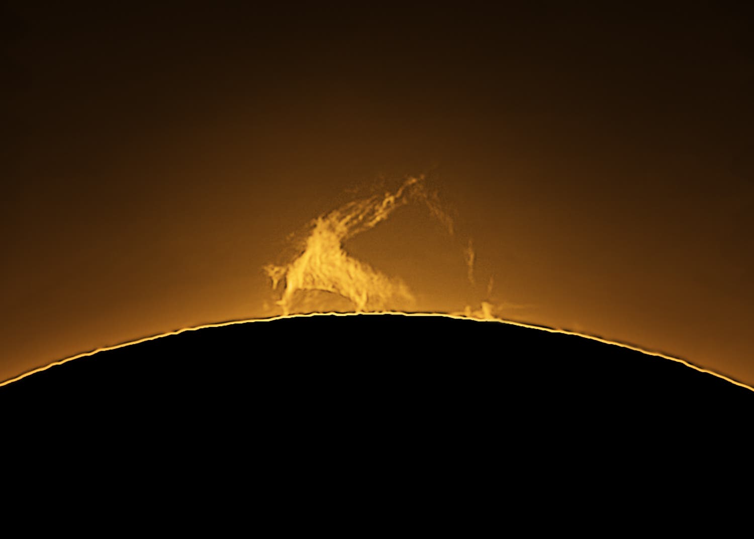 Sonnenprotuberanz am 7. September 2021