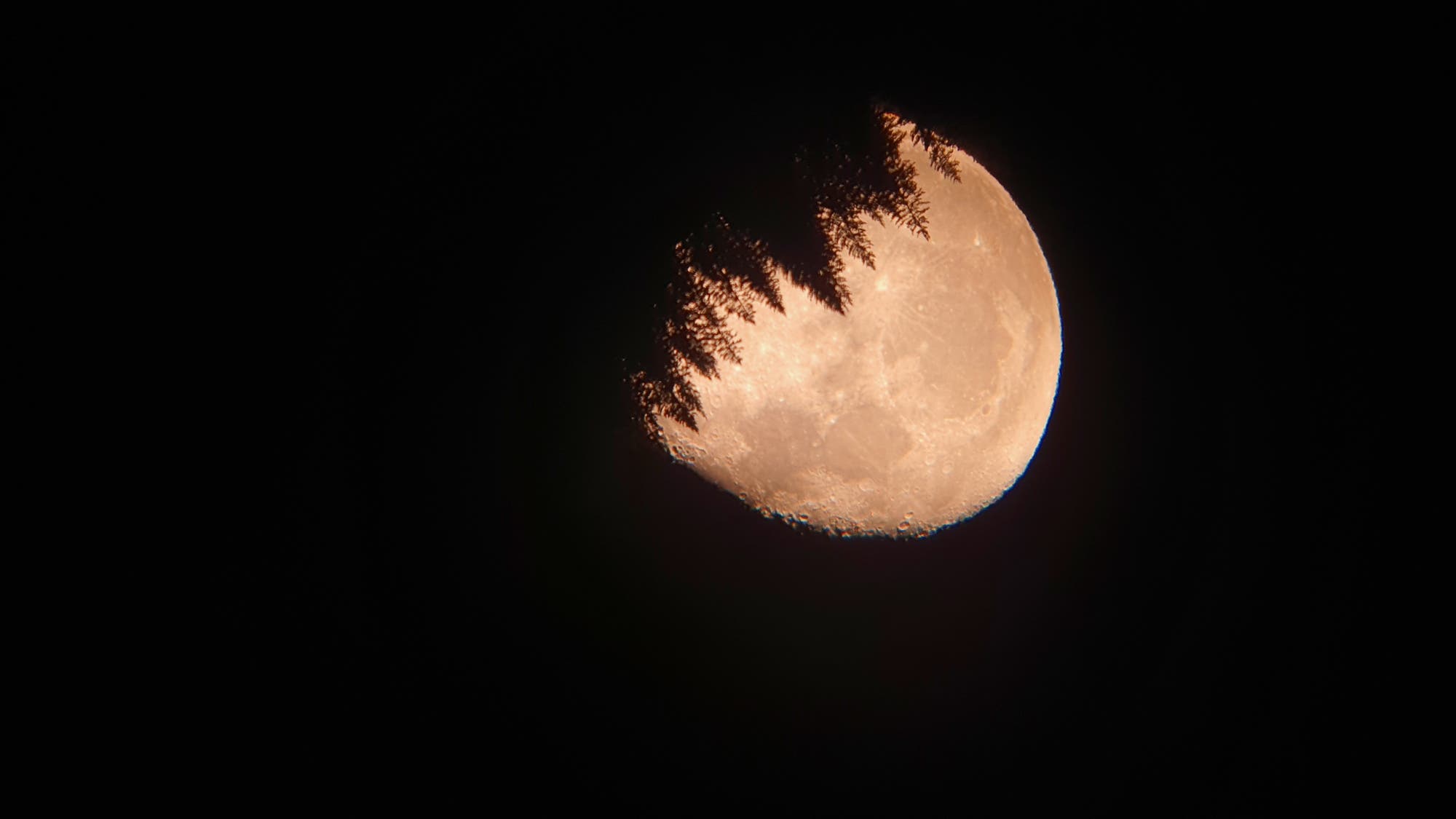 Mondaufgang über dem Sonnenkopf