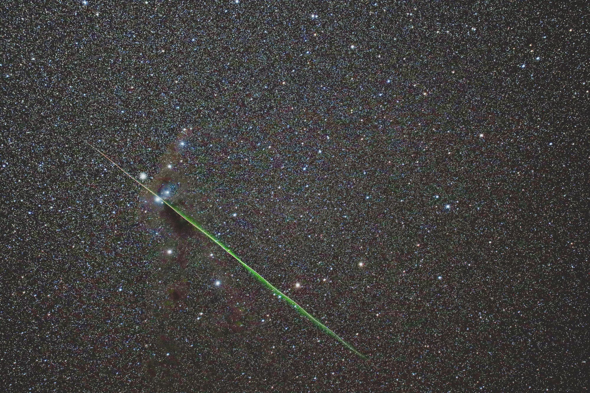 Meteor in Südlicher Krone