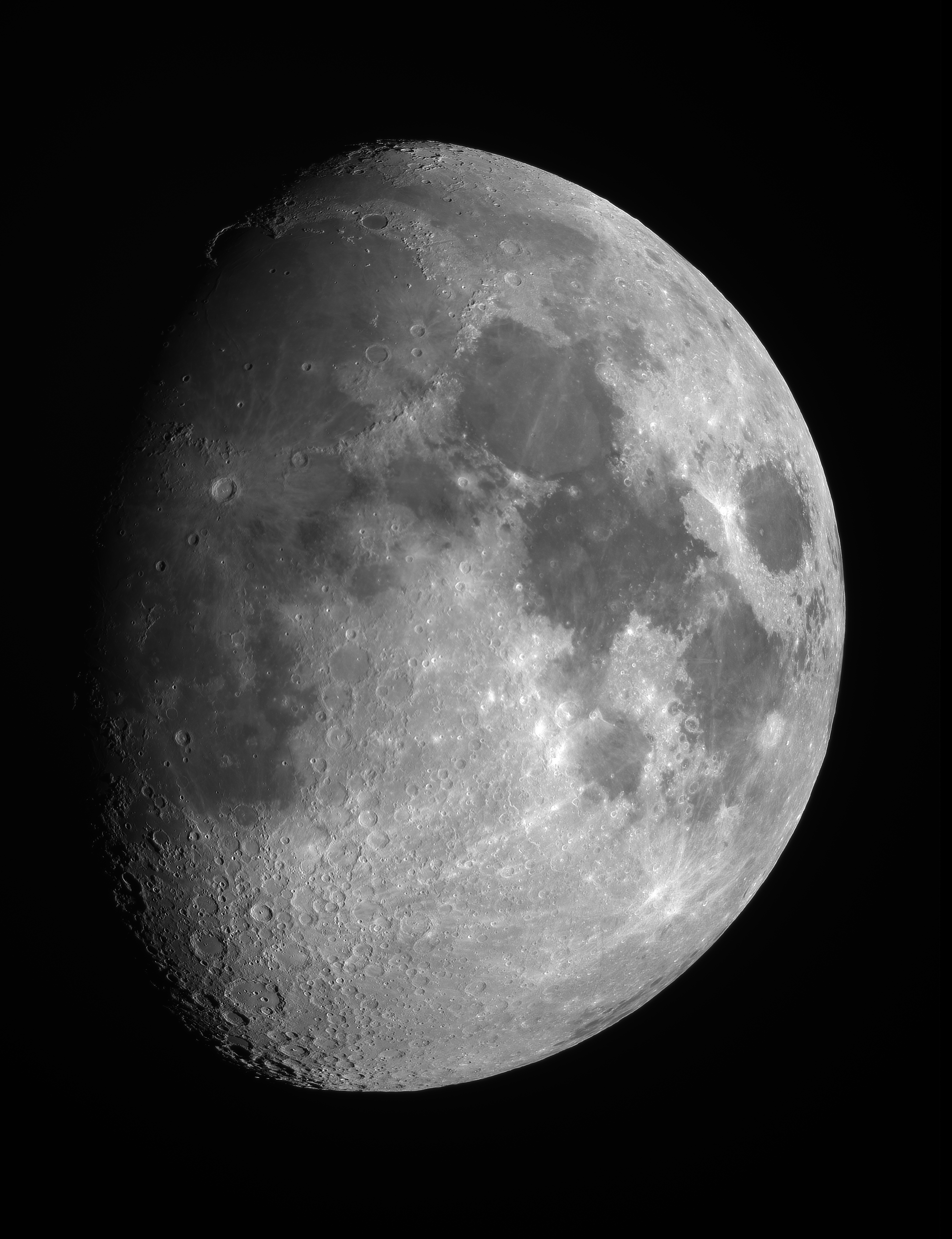 Mond am 11. Februar 2022
