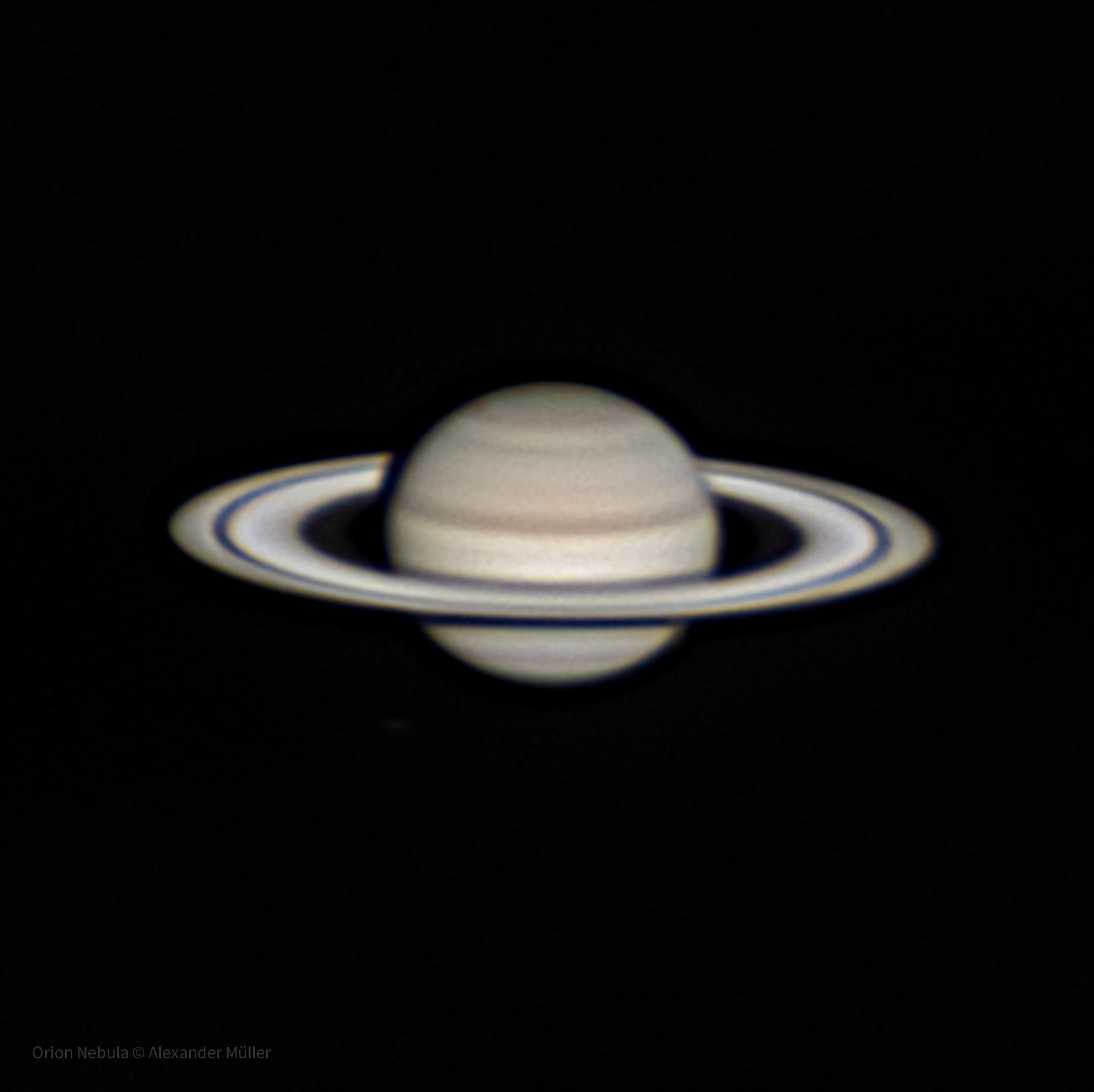 Saturn kurz vor Sonnenaufgang