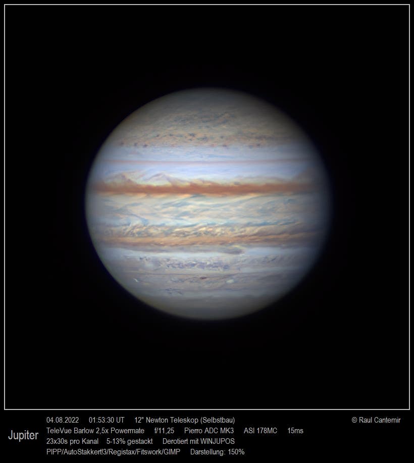 Jupiter vom 4. August 2022