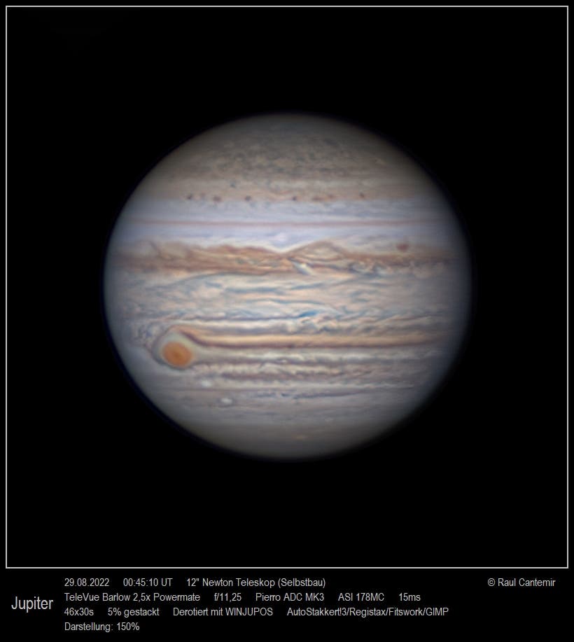 Jupiter mit GRF vom 29. August 2022