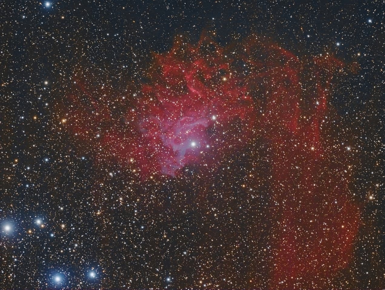 Flaming Star Nebula IC 405