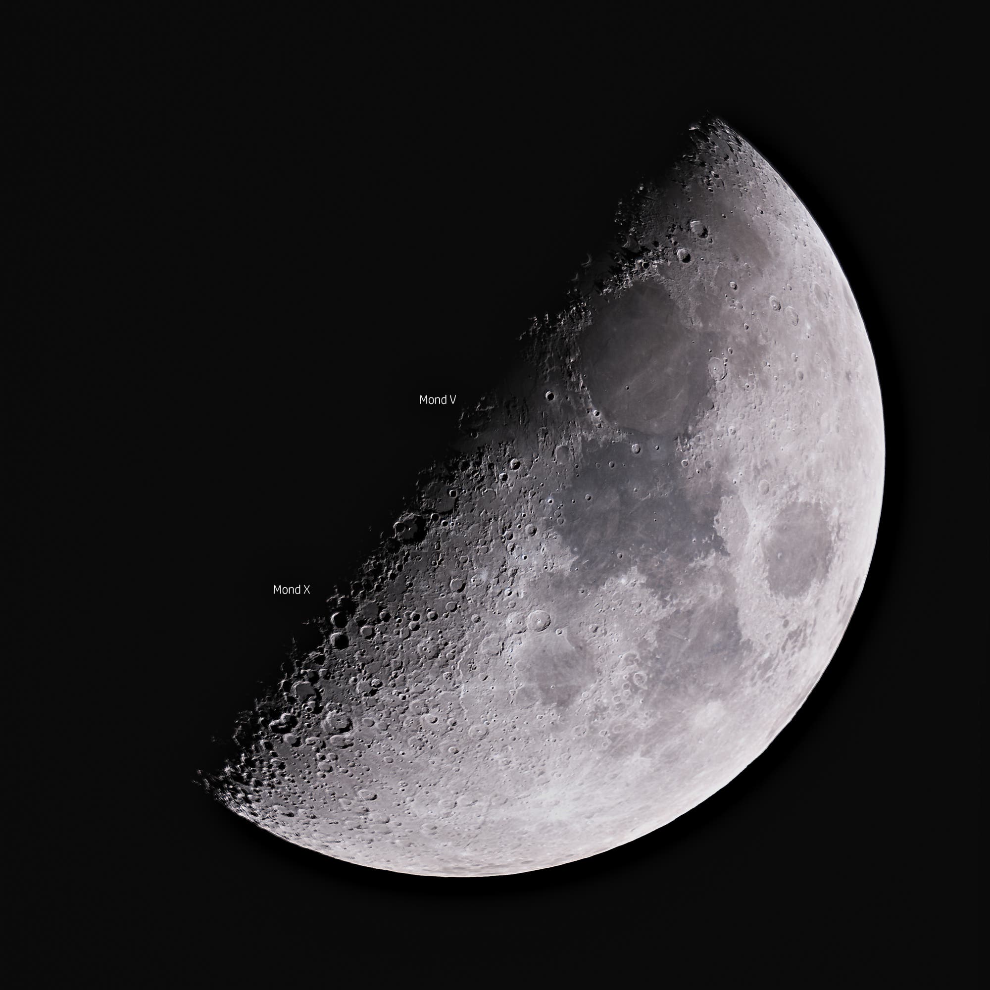 Das Mond-X und das Mond-V