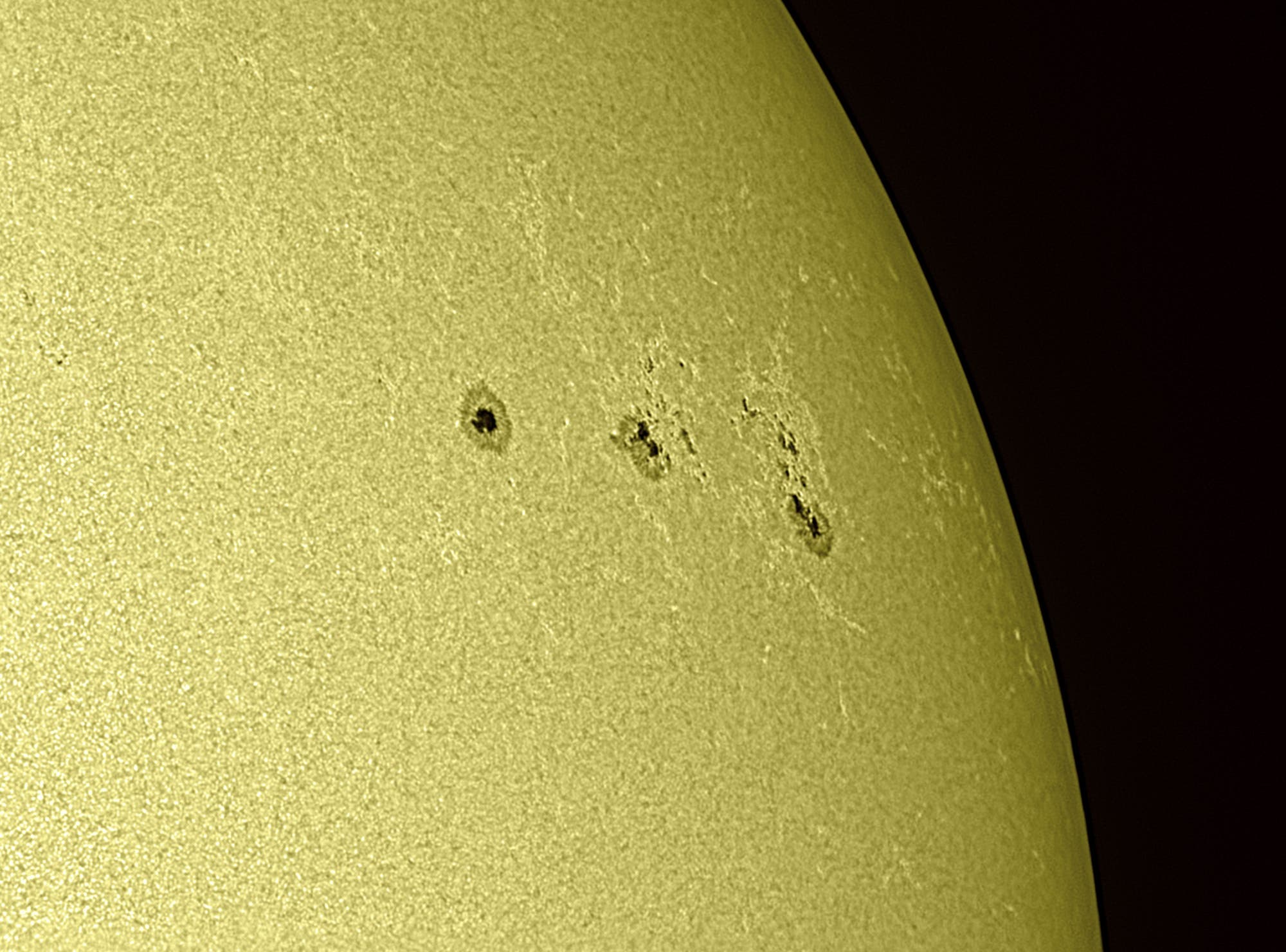 Sonnenflecken AR3030 & AR3032 (20. Juni 2022, 05:42UT) 