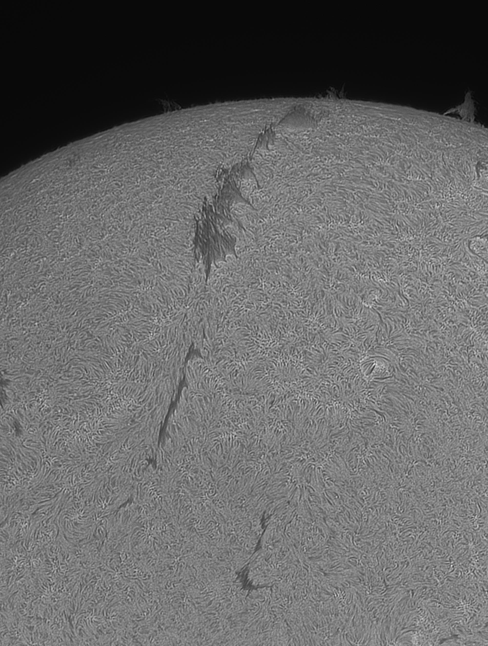 Filament am Südostrand der Sonne (7. September 2023)
