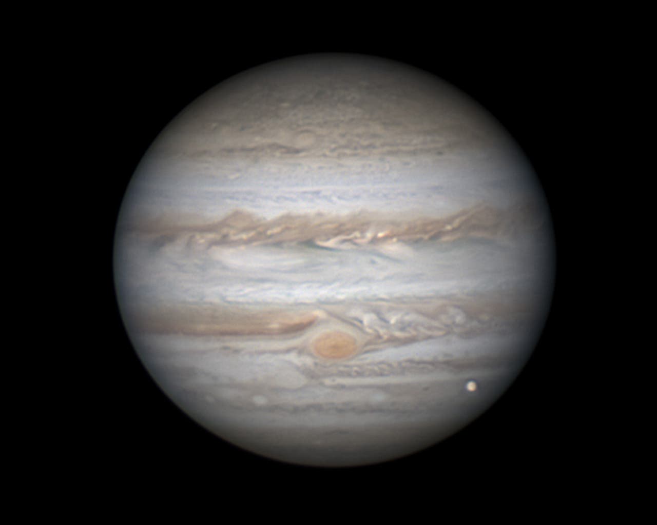 Jupiter, Io und GRS