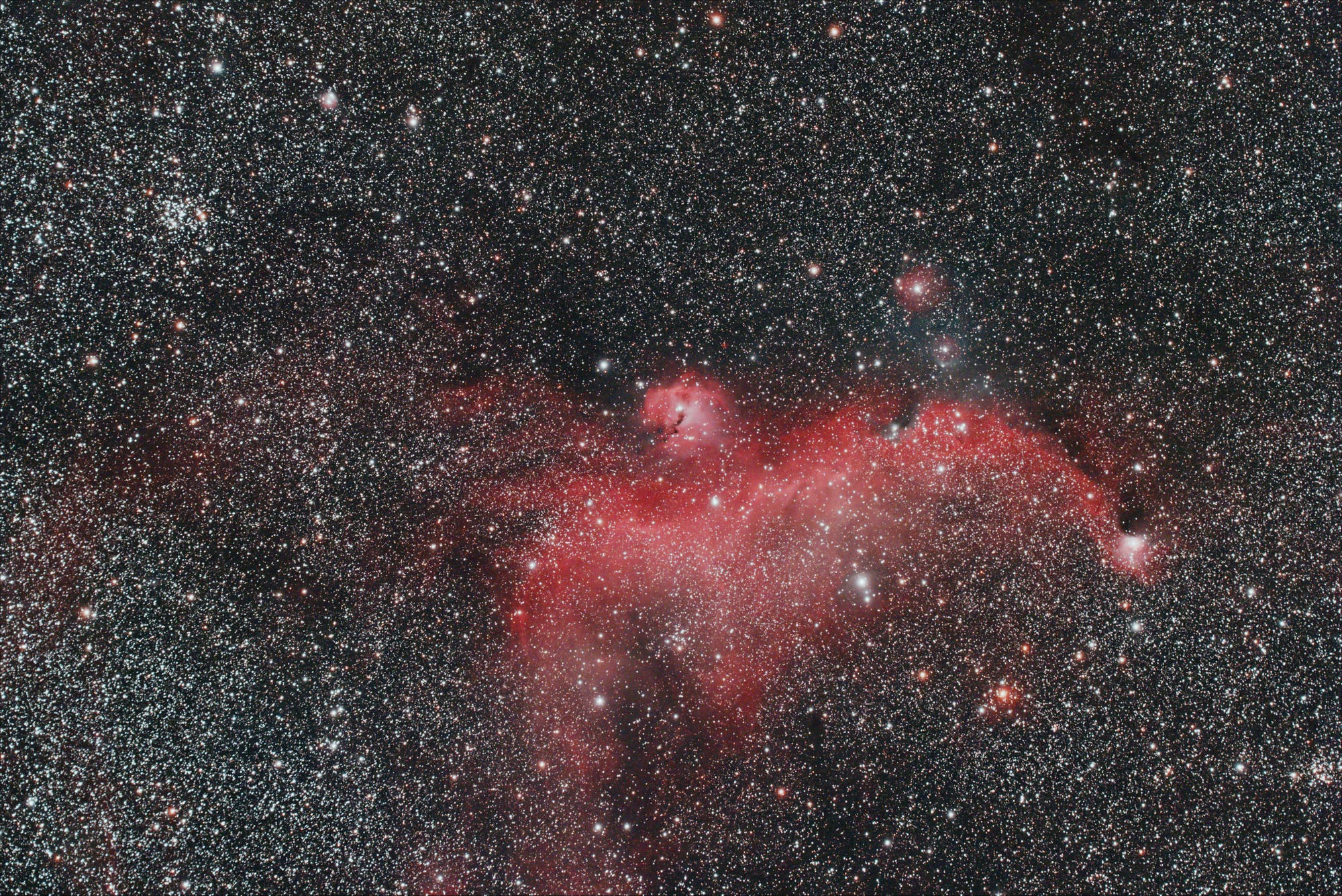 Möwennebel IC 2177 mit Messier 50