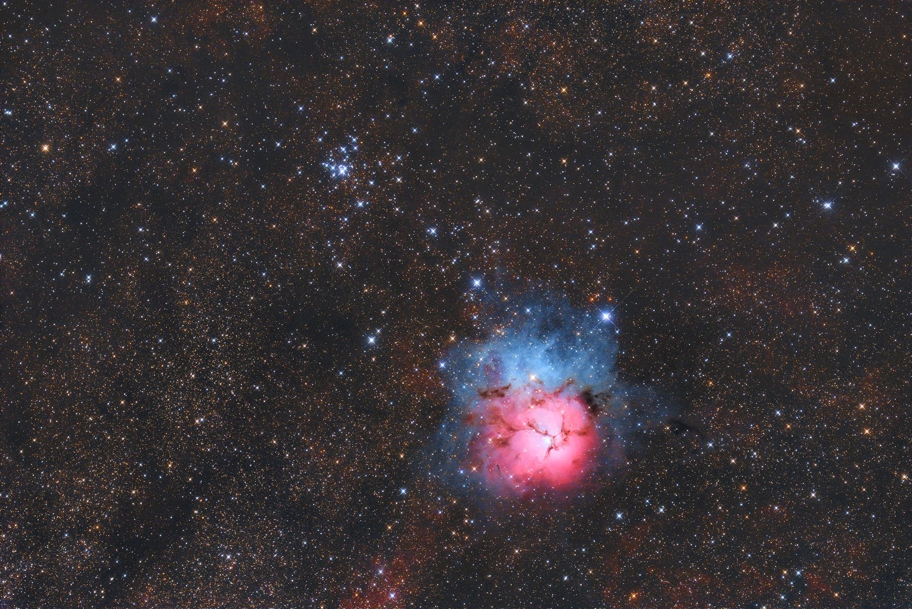 Messier 20 + 21