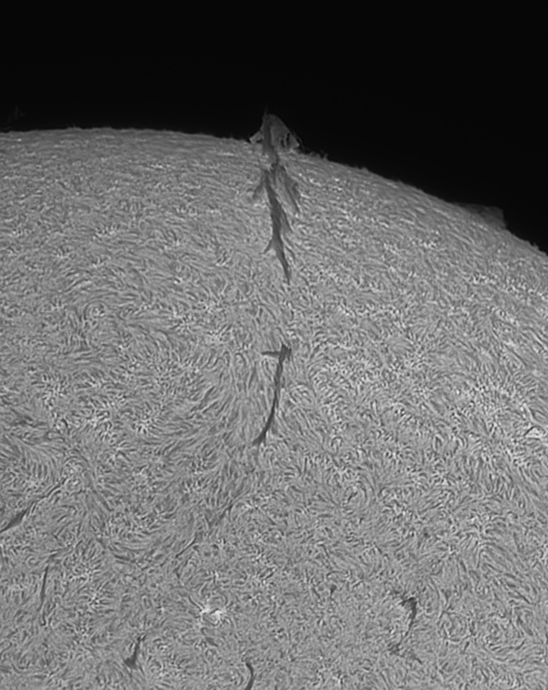 Filament am Südostrand der Sonne (5. September 2023)