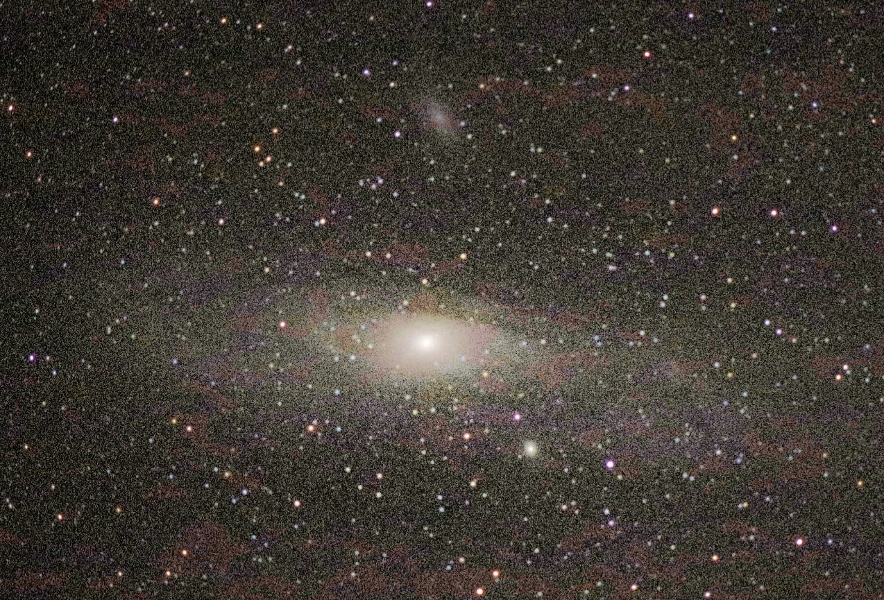 Andromedagalaxie im September 
