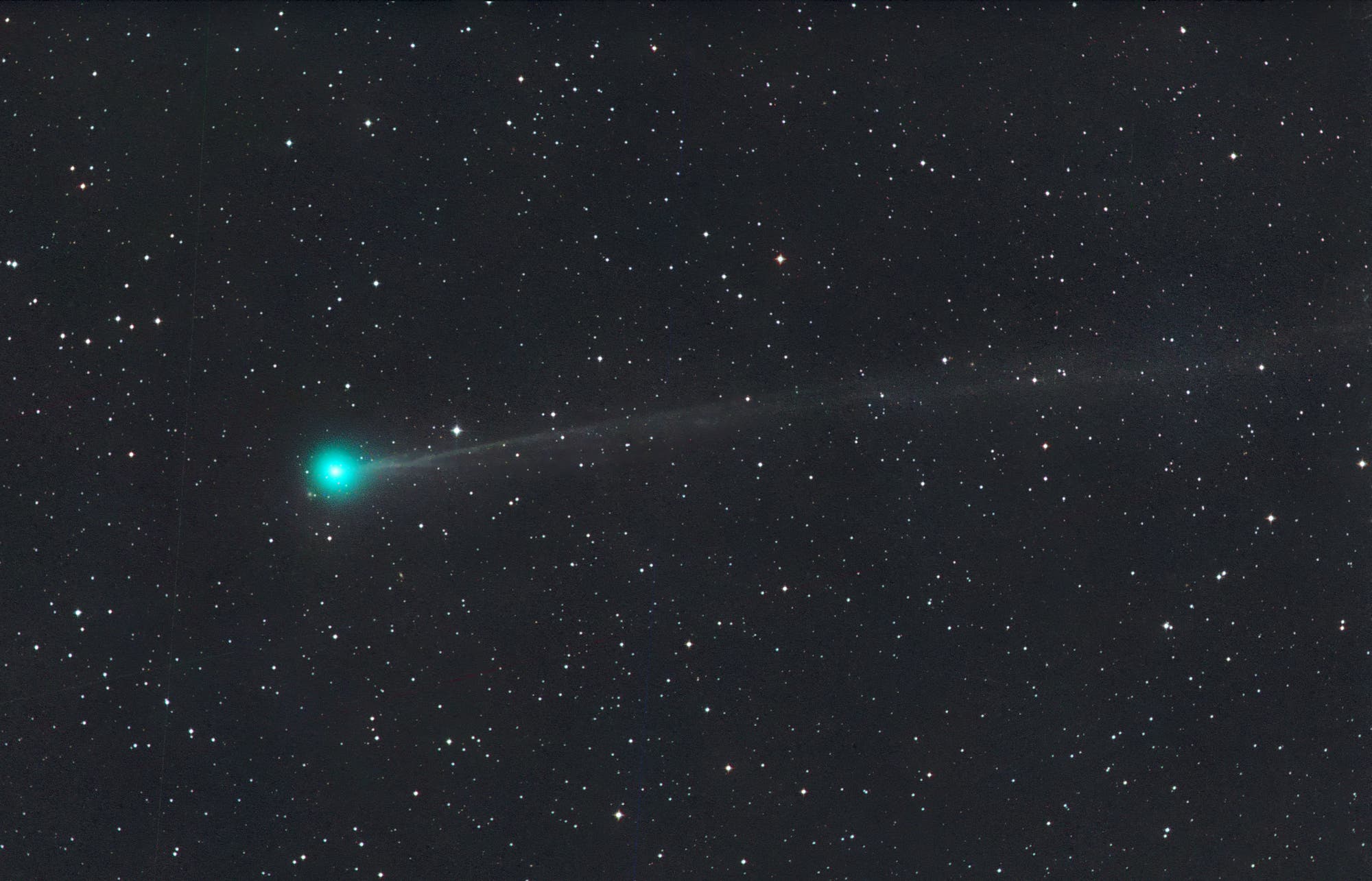 Komet Nishimura entwickelt sich