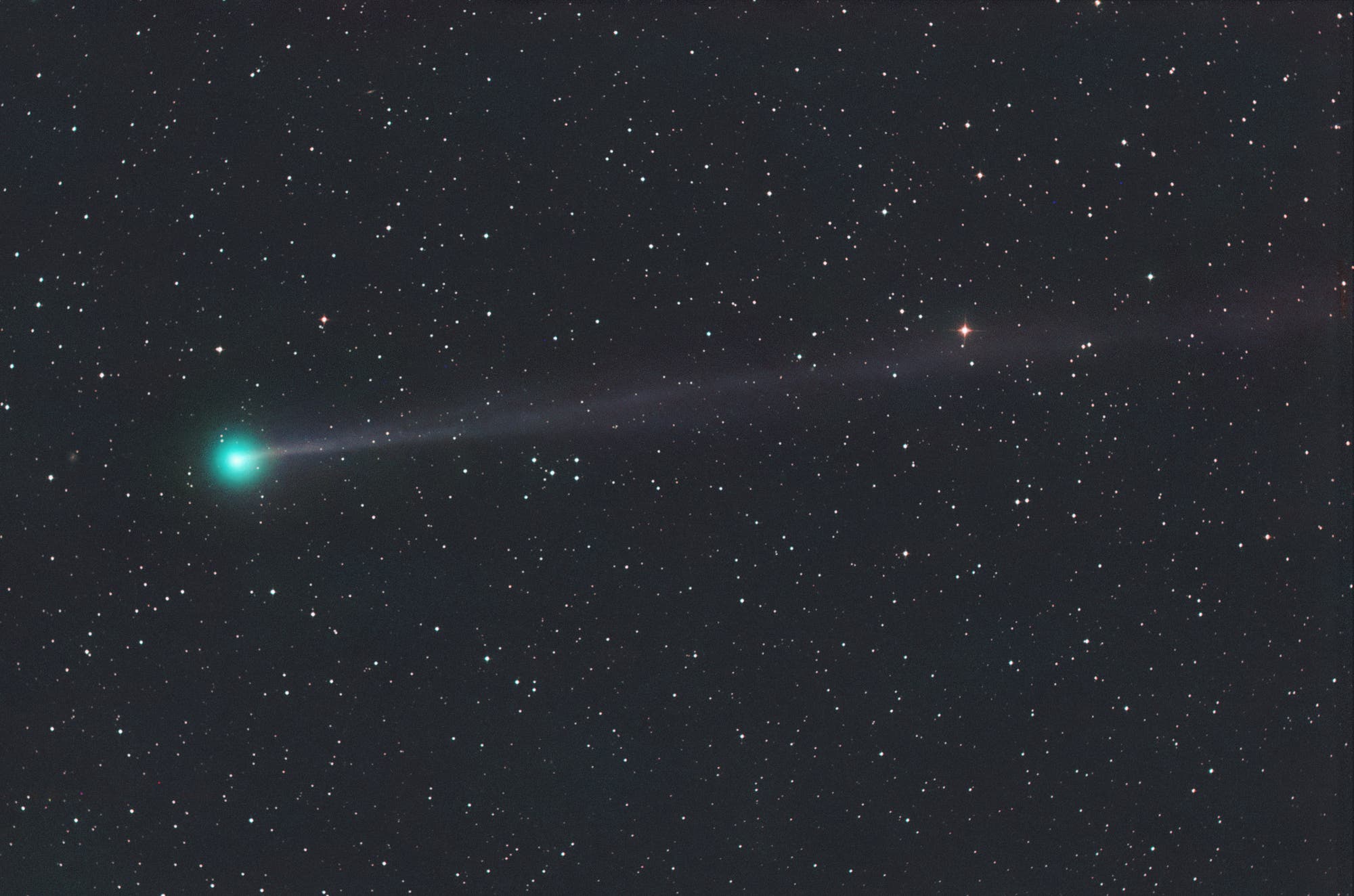 Komet Nishimura 7. Größenklasse