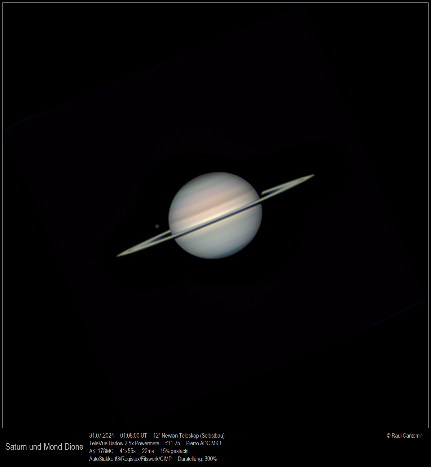 Saturn und Dione