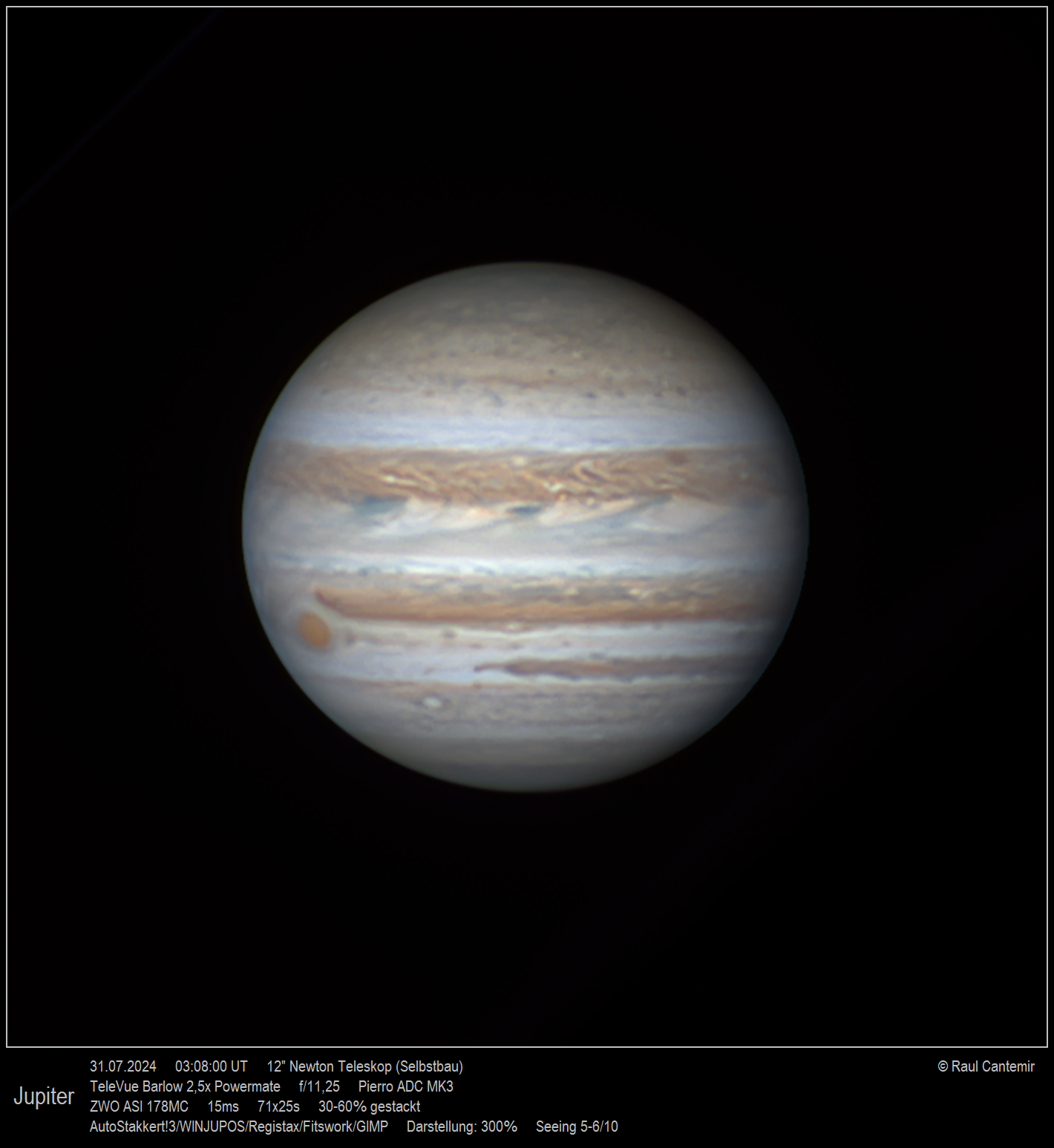 Jupiter vom 31. Juli 2024