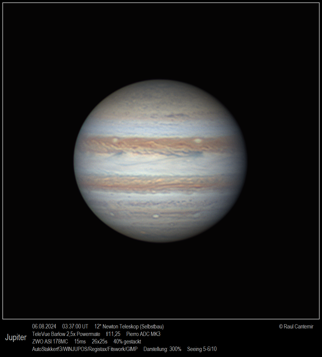 Jupiter vom 6. August 2024