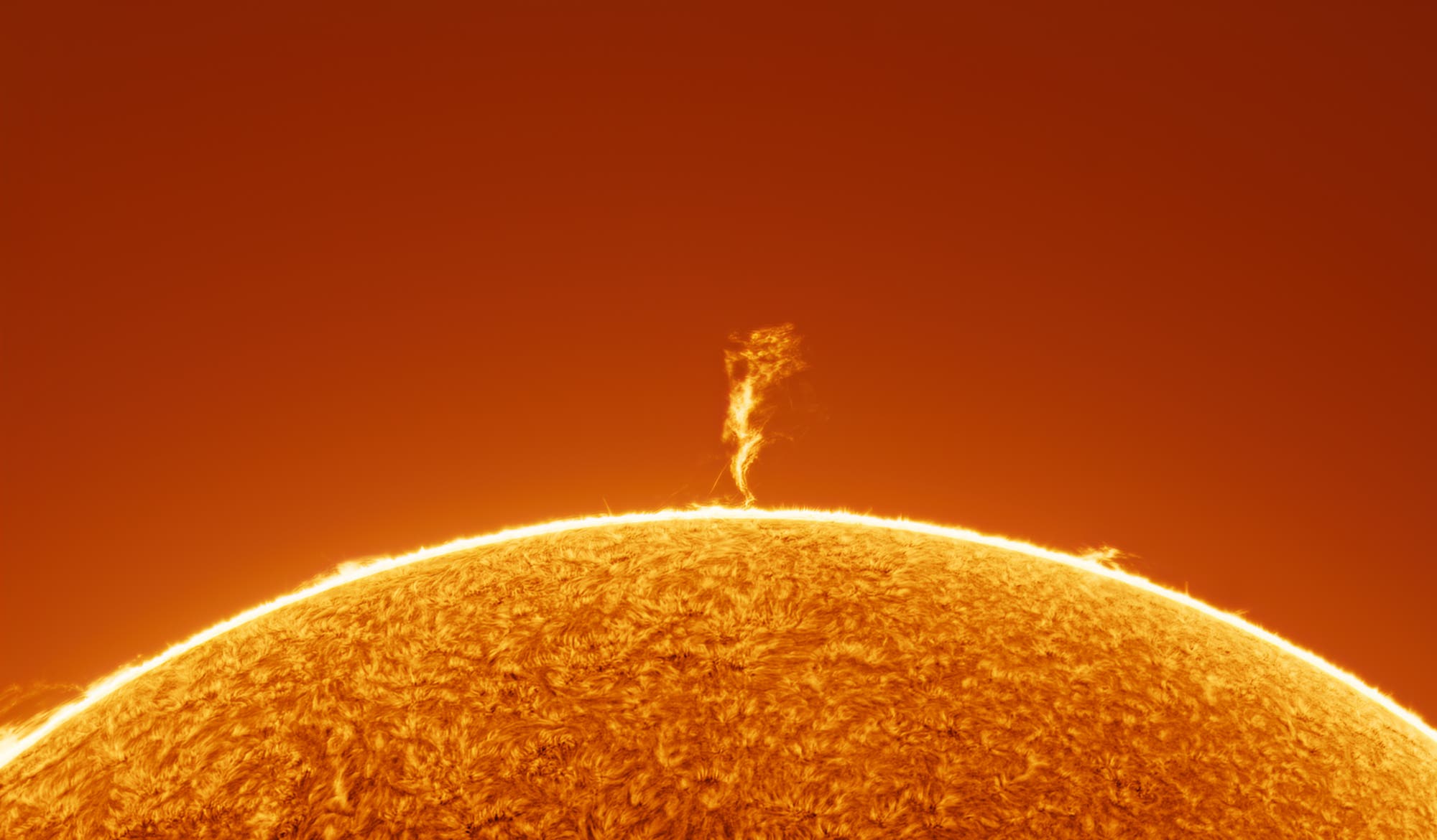 Große Protuberanz auf der Sonne