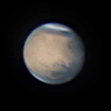 Mars am 28. Dezember