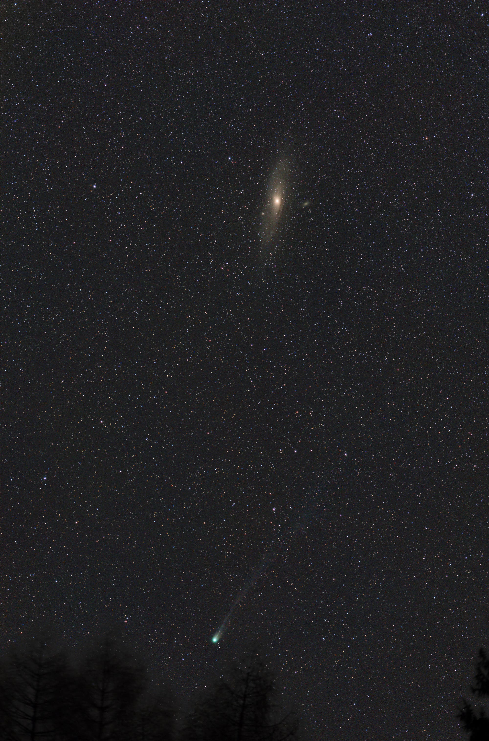 12P/Pons-Brooks bei M31