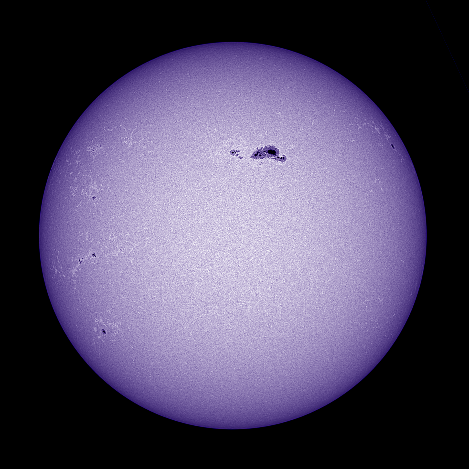 Sonnenfleck AR 3590 im Kalzium-Licht