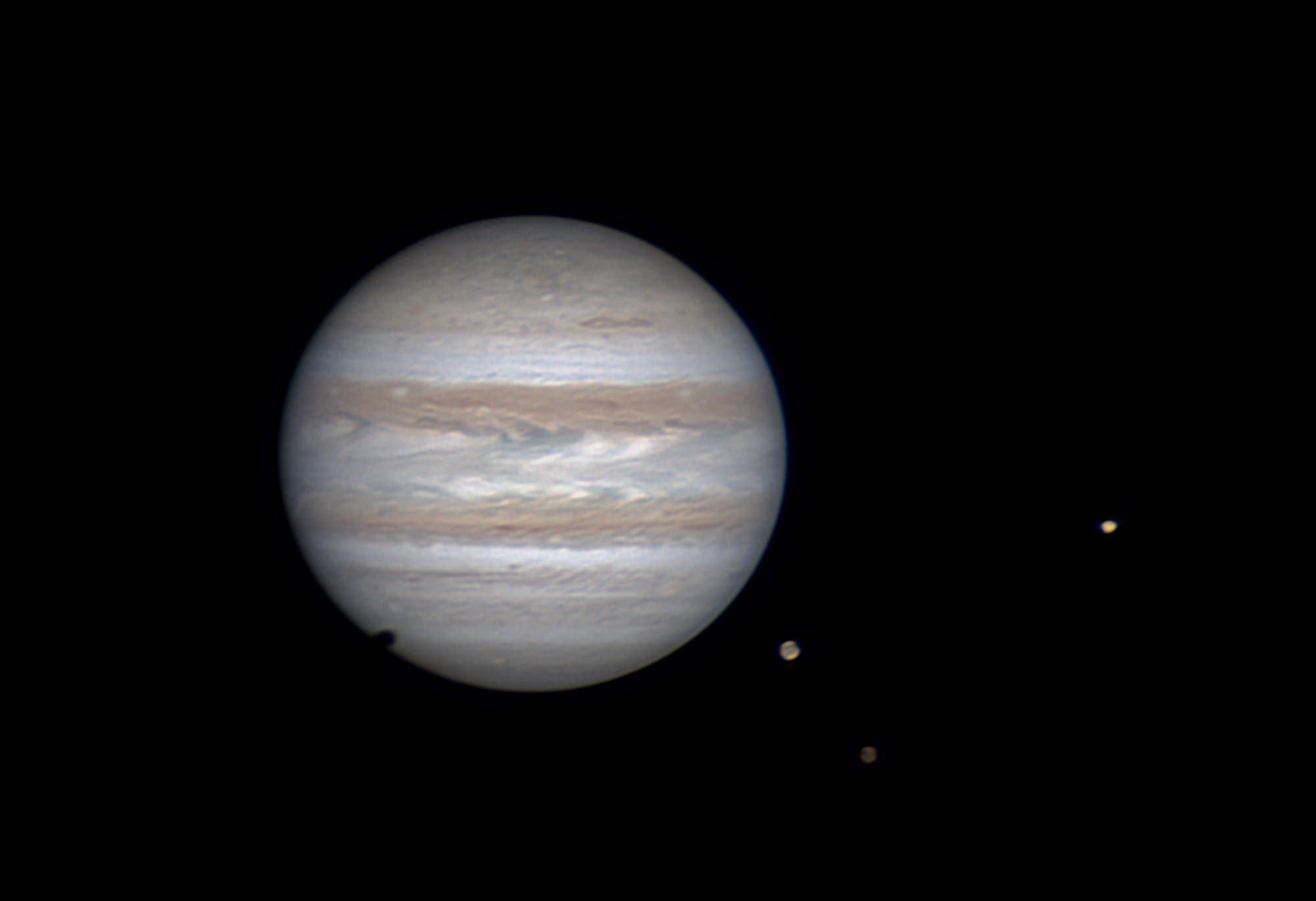 Jupiter mit Io, Ganymed und Kallisto