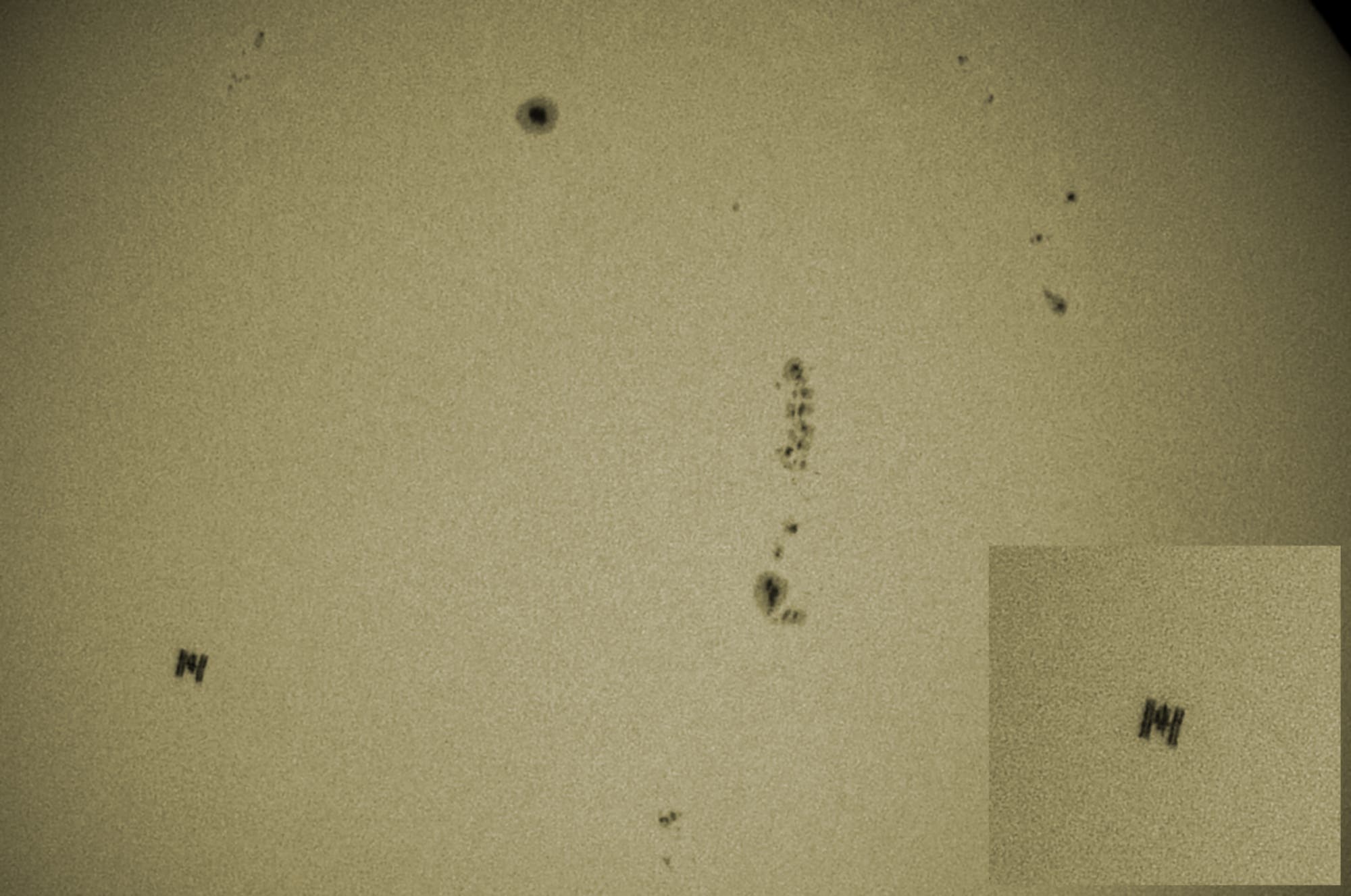 ISS-Transit vor der Sonne