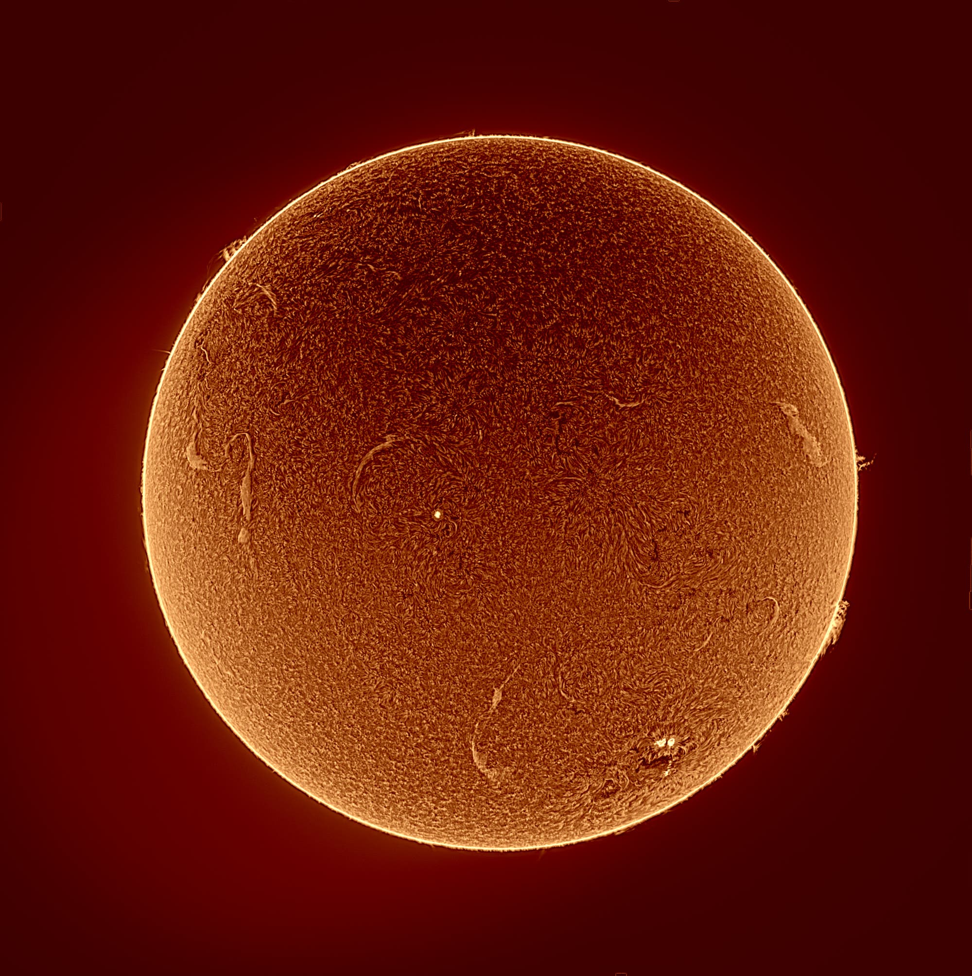 Die Sonne am 30. April 2025