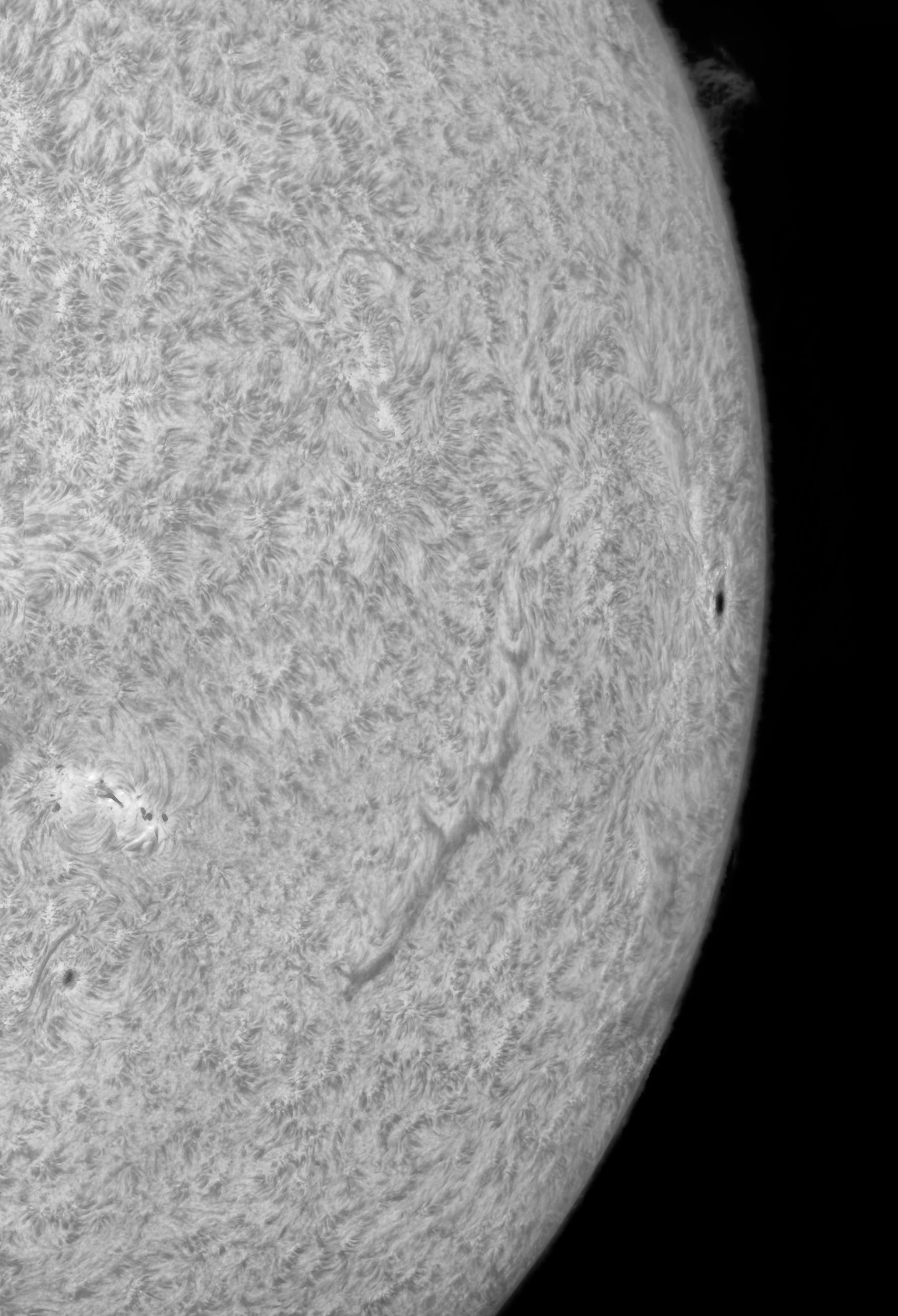 Solare Aktivität am 24. Mai