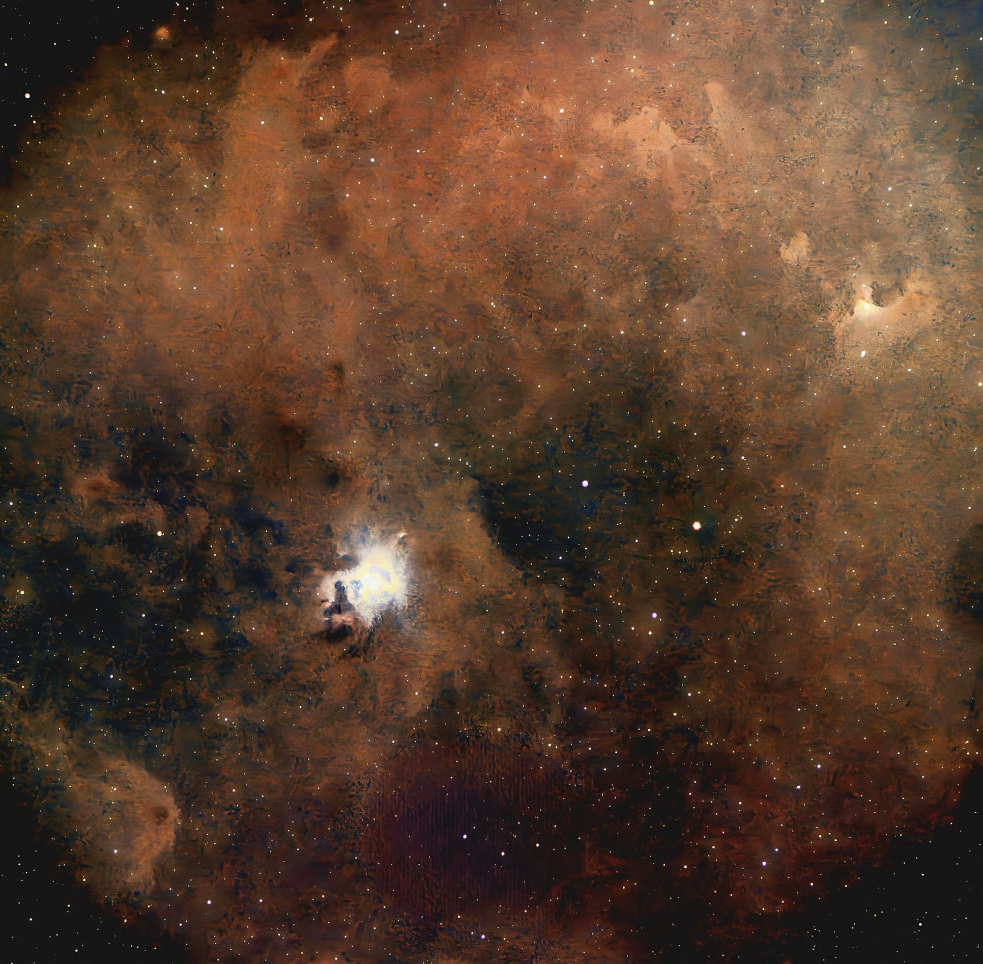 NGC 7023 und Umgebung