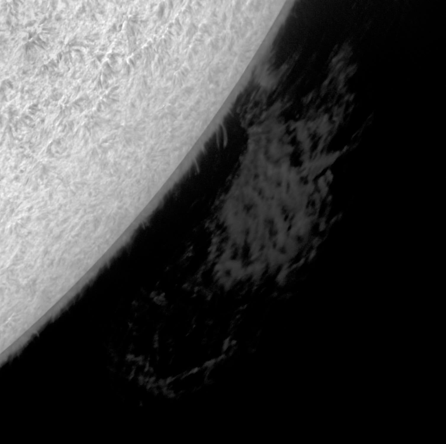 Protuberanzenwolke am 14. Juli