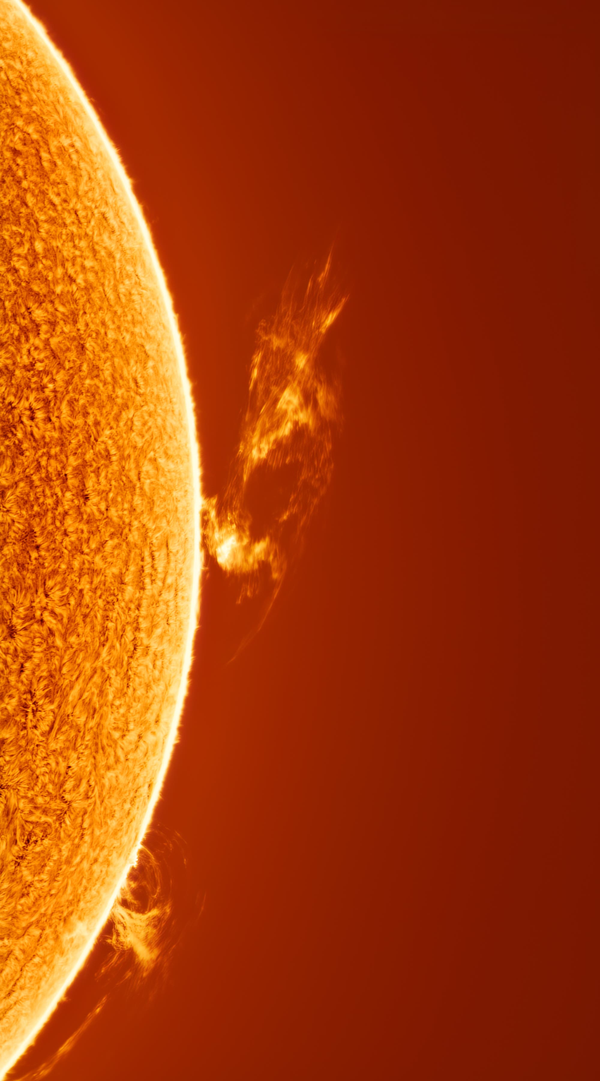 Riesenprotuberanz am 14. Juli 2025