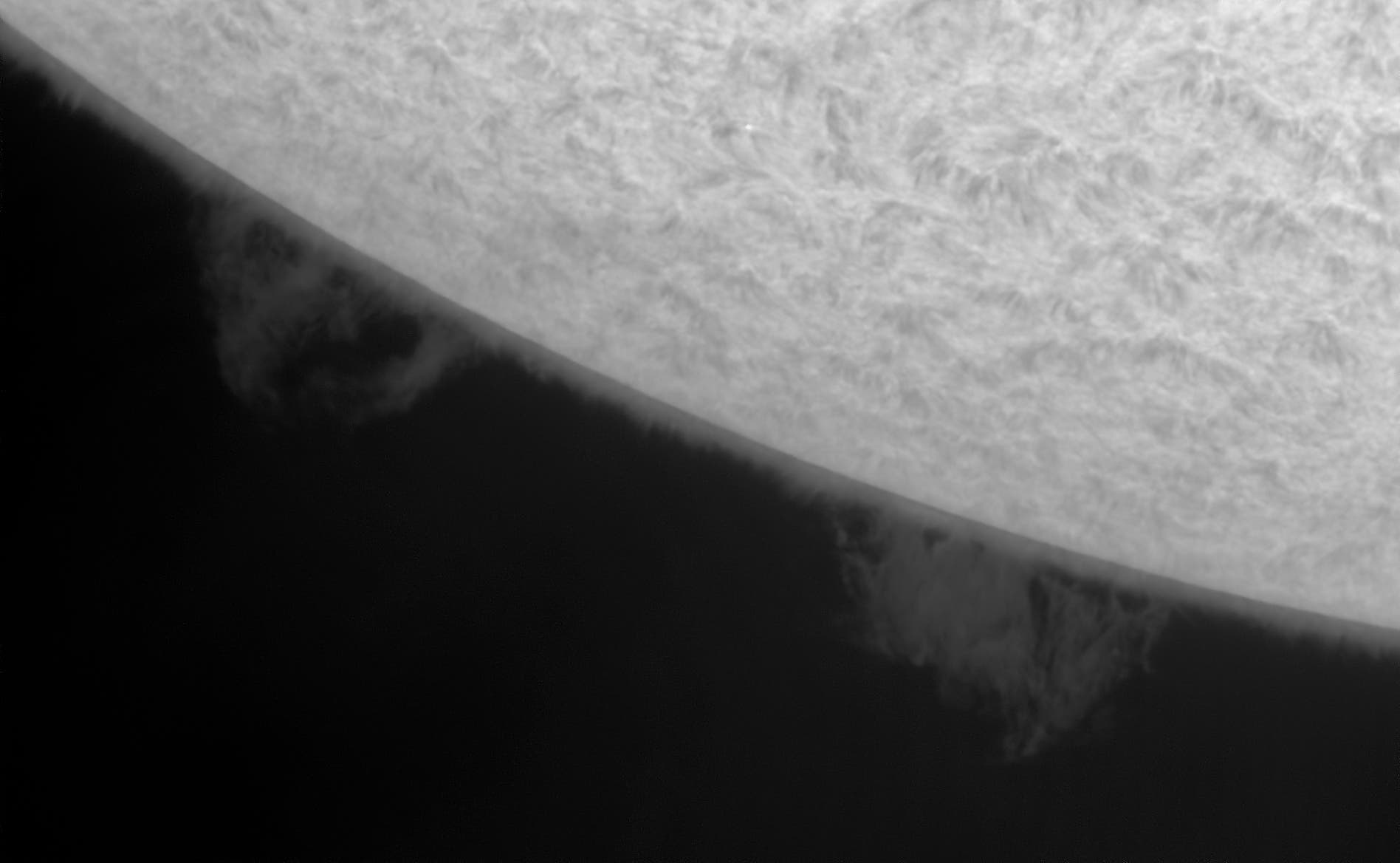 Protuberanzen am 4. August