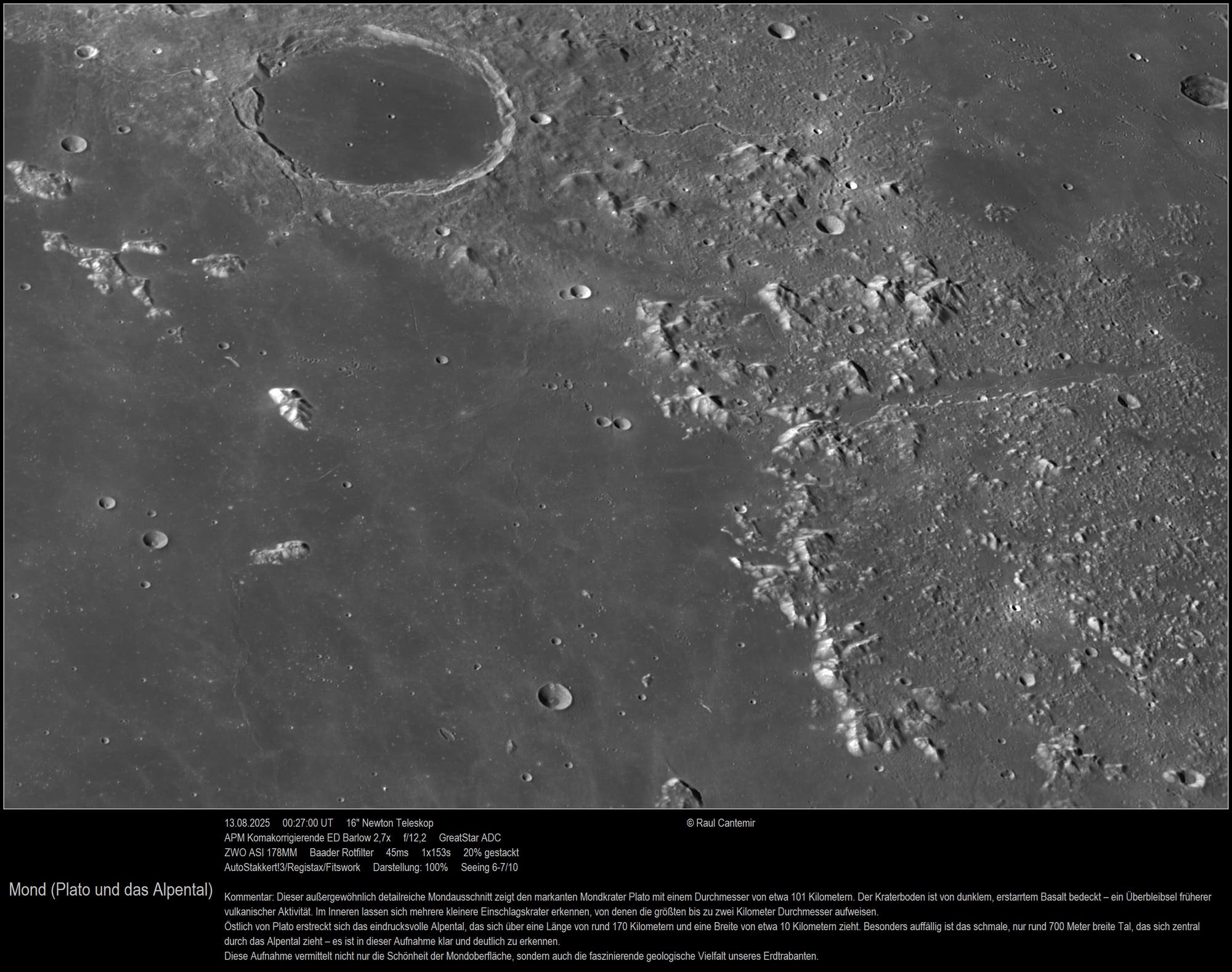 Mond (Alpental und Plato)