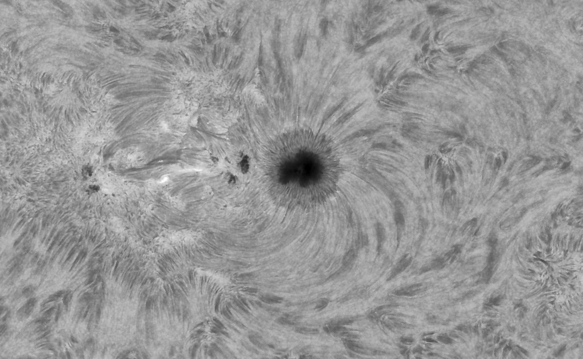 Nahaufnahme von AR 4191 am 26. August