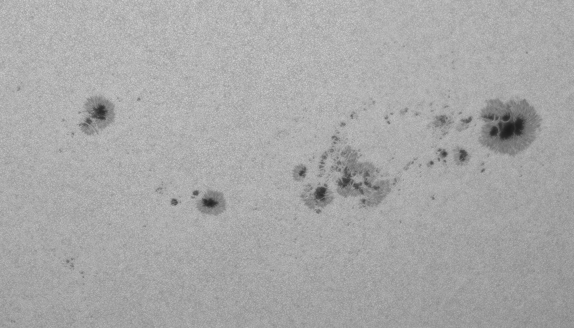 AR 14196, 14197, 14201 und 14202 vom 31. August 2025