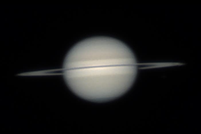 Saturn am frühen Morgen des 7. September