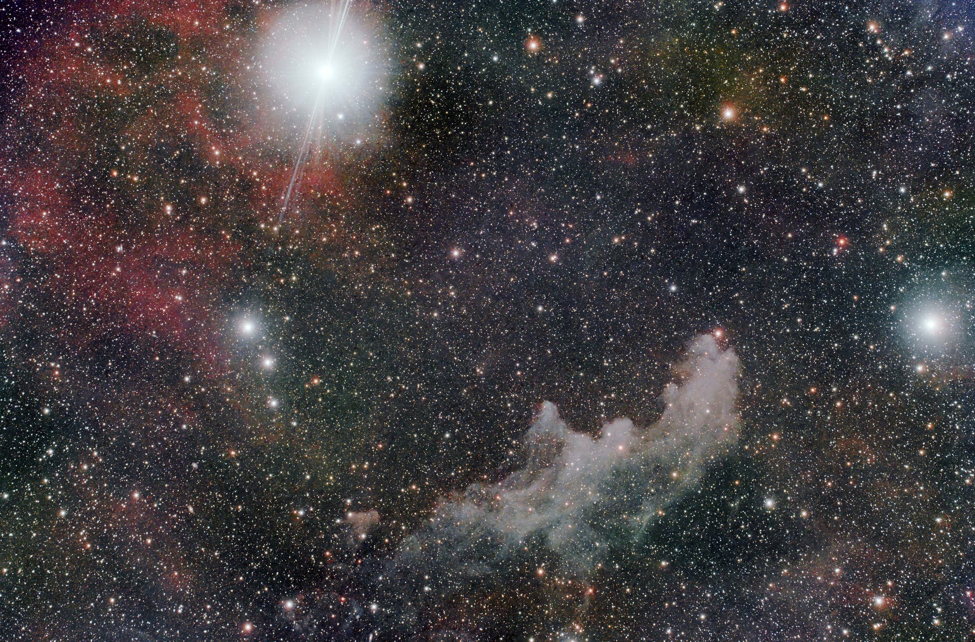 Hexenkopfnebel NGC 1909 mit Rigel
